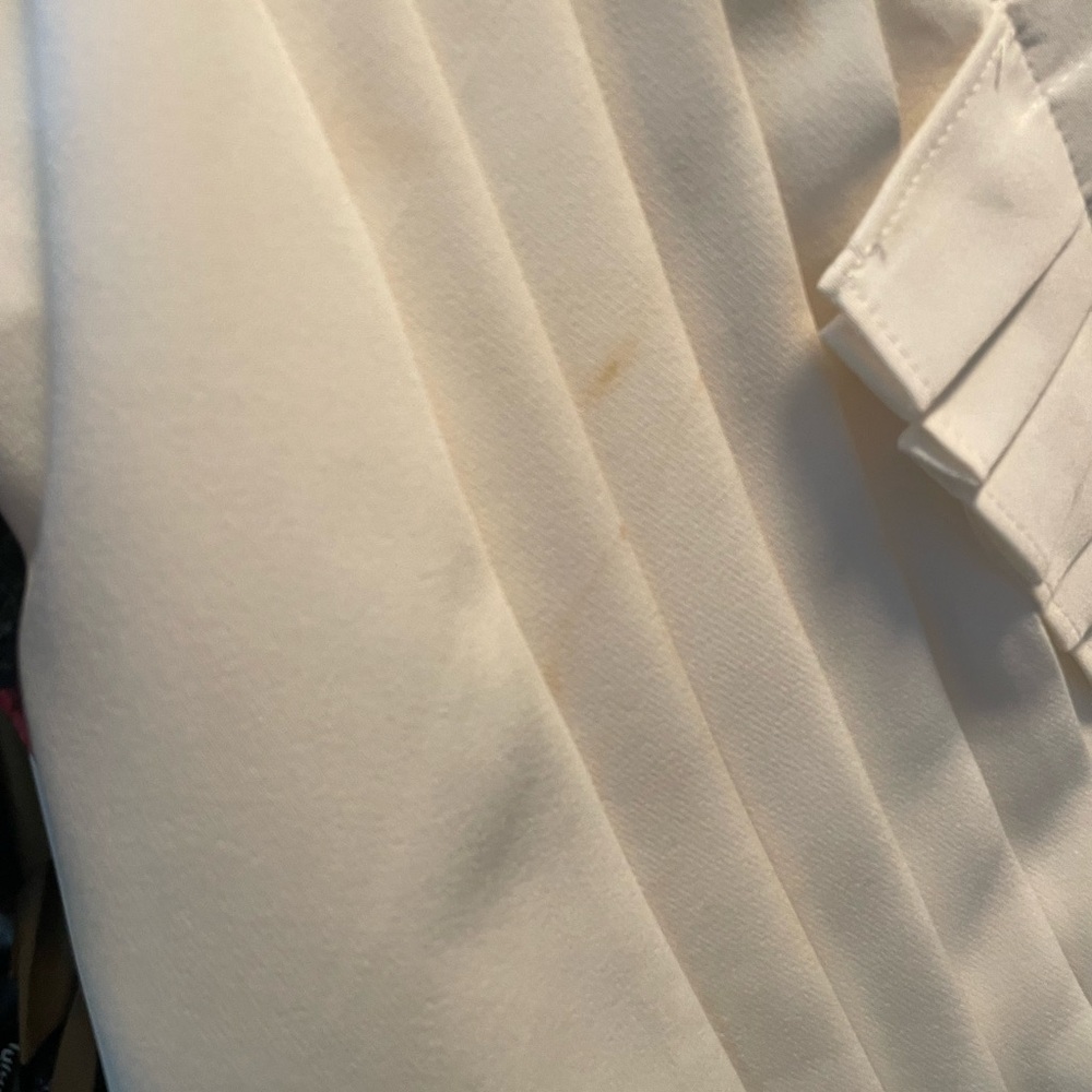 White top, small stain shown in picture